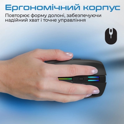 Мишка Promate Kitt Wireless Black (kitt.black) Вінниця - фото 2
