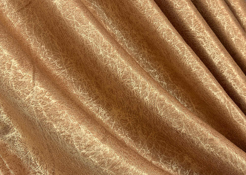 Комплект готовых штор VR-Textil Софт № 1745ш Золотистый 150х275 см 2 шт (33-0642) Киев - изображение 6