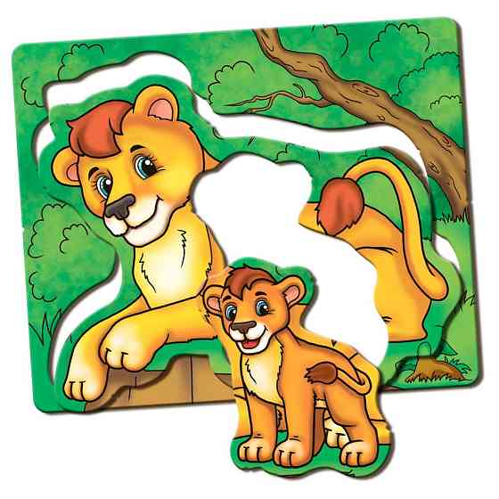 Дитяча настільна гра Мами і малюки 81107 африканські тварини Вінниця