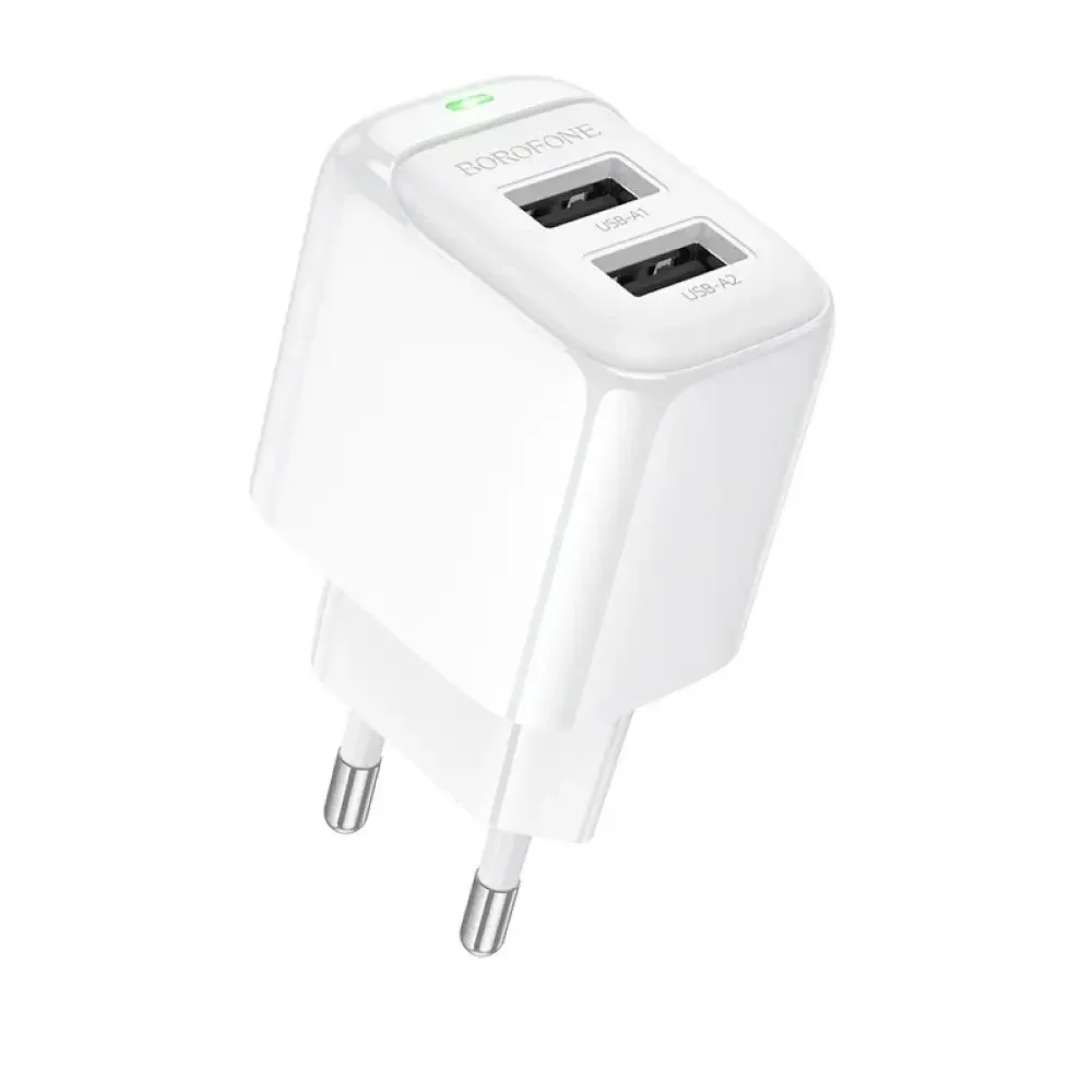 Зарядний пристрій Borofone BAS41A Potential 220В з підтримкою QC3.0, швидка зарядка для гаджетів Одеса - фото 2