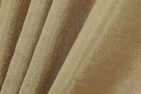 Кухонные шторы VR-Textil № 073к с ламбрекеном и подхватами золотистый с салатовым 275х170 см (52-0050) Киев