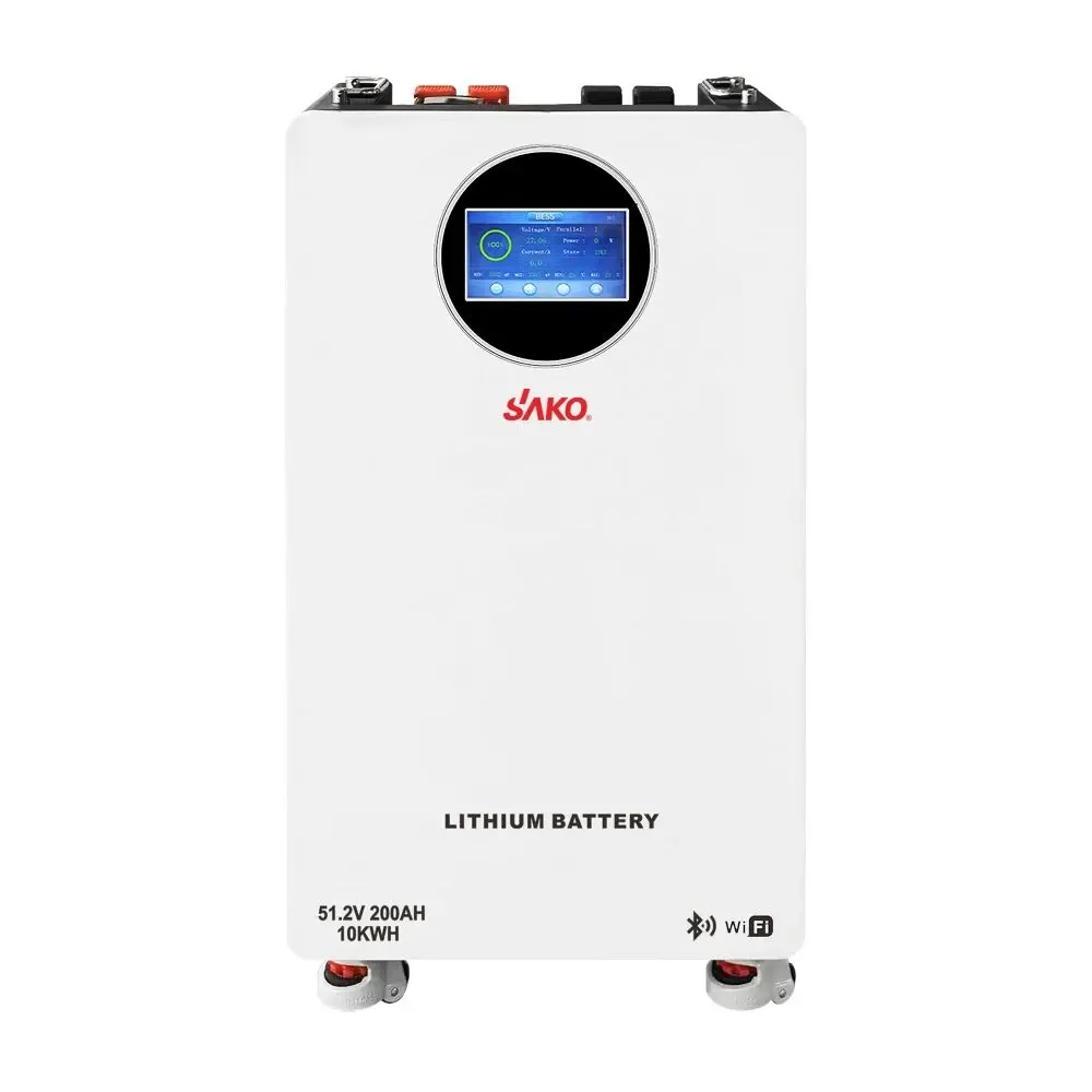 Акумуляторна батарея літій-залізо-фосфатна LiFePO4 200А*год 51.2В 10240Вт*год Sako Li-Sun series SK-51.2V200Ah настінний / Київ - фото 1