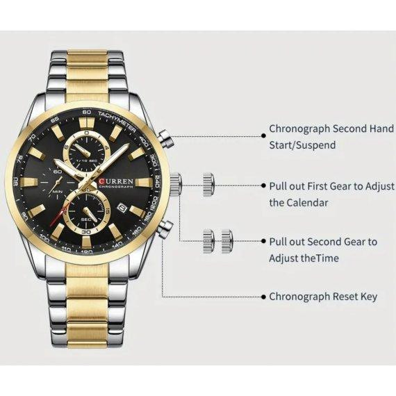 Часы мужские наручные Curren Terra Винница - изображение 3