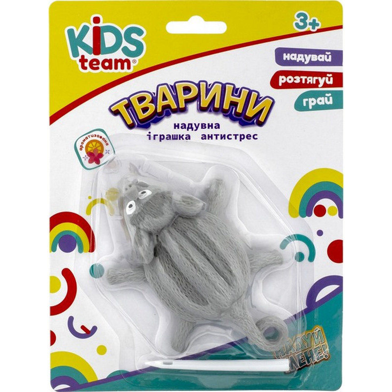 Дитяча надувна іграшка антистрес Тварини "Слон" CKS-10234C_3 Вінниця - фото 3