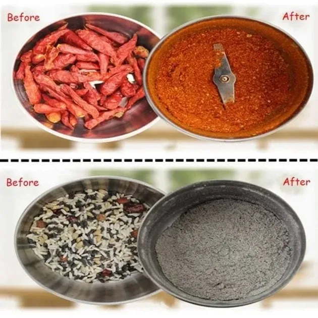 Кавомолка Kingberg KB-1996 електрична 300Вт, ножова, з контейнером 85г та лезом з нержавіючої сталі Одеса - фото 6