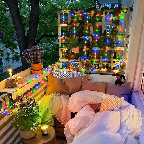 Світлодіодна гірлянда роса 100 Led 10м 8 режимів різнокольорова USB CW-G-100L10NUMC ColorWay Житомир - изображение 6