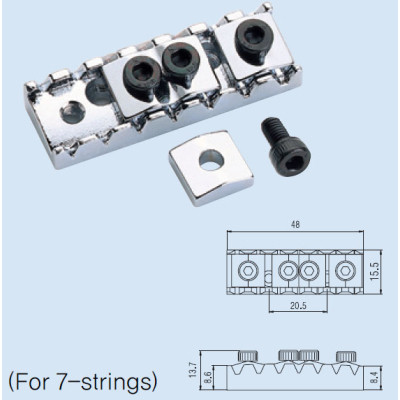 Бридж для гитары Paxphil BL007 Chrome Винница - изображение 3