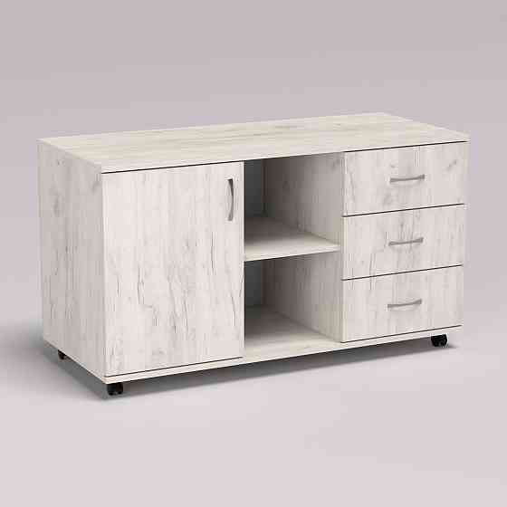 Тумба офисная ТМО-1, Дуб Крафт Білий, 1100/480/620 Львов