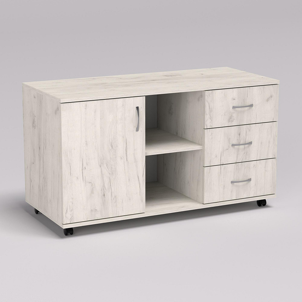 Тумба офисная ТМО-1, Дуб Крафт Білий, 1100/480/620 Львов - изображение 2