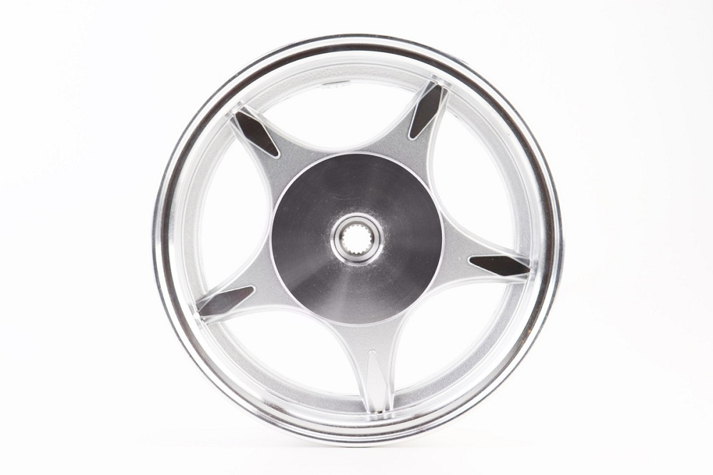 Диск задній литий MT2,50x10 Z19 для 4Т (бараб. гальм., d-110мм) "5 променів" сірий, тип 1 Киев - изображение 3