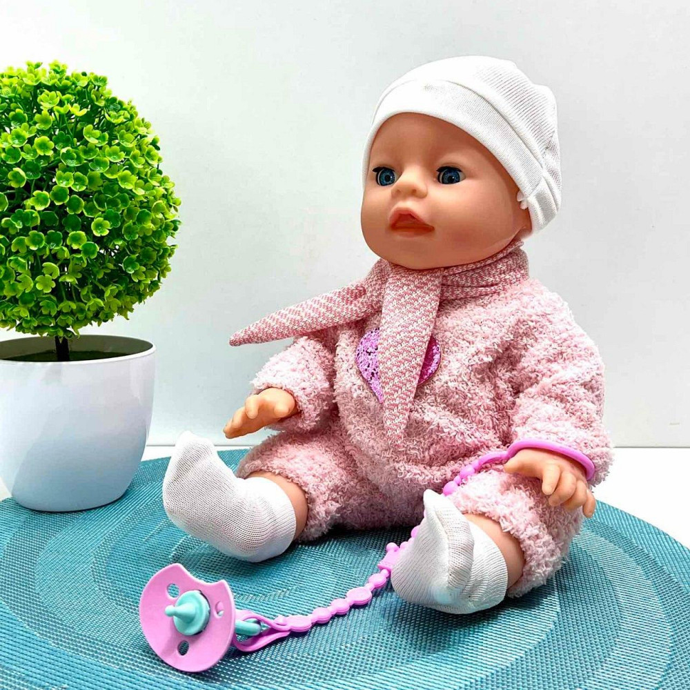 Пупс функціональний Чудо Малюк 7 функцій пляшечка соска горщик в комплекті 33см Вид 2 (YL2435A-A-B-I-DM) Чернигов - изображение 4