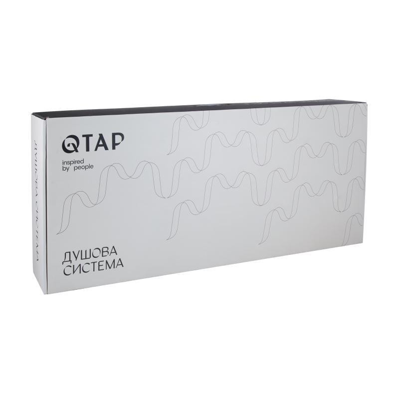 Душевая система из латуни Qtap Aries на три потребителя (с изливом) QTARI111CRM45560 Chrome Харьков - изображение 9