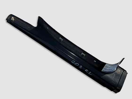 Mercedes-Benz  A2036800935 9051 Накладка чорна заднього лівого дверного отвору з хромом C-Class W203 Одеса