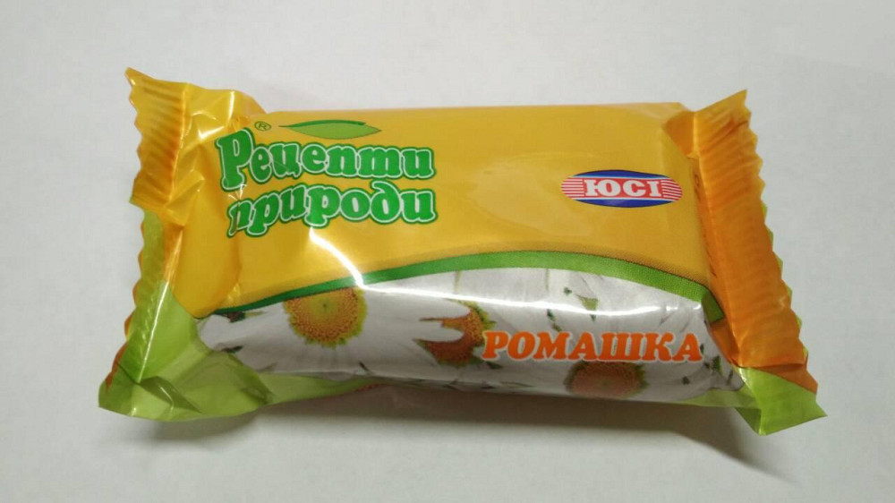 Туалетне косметичне крем-мило ЮСІ Рецепти природи (70 г) РОМАШКА (1 шт.) Харків - фото 1