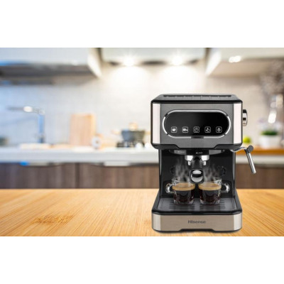 Рожковая кофеварка эспрессо Hisense HESCM15DBK Винница - изображение 7