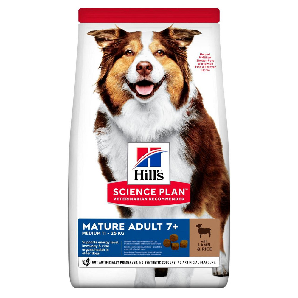 Hills SP Canine Mature Adult Medium Lamb Rice (Хиллс СП Канин Матюр Эдалт Ягненок Рис) для средних собак 7+лет 14 кг Запорожье - изображение 1
