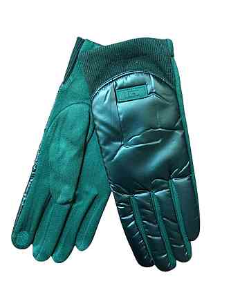 Перчатки сенсорные женские зима one size зеленый Киев