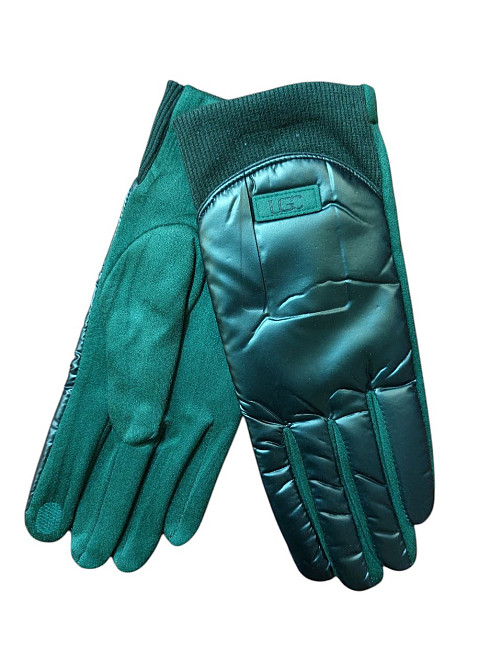 Перчатки сенсорные женские зима one size зеленый Киев - изображение 2