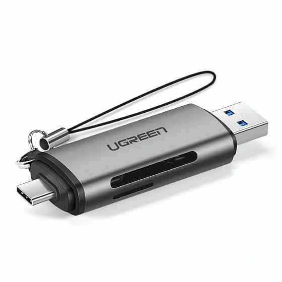 Кардрiдер UGREEN CM185 USB-C/USB-A Card Reader (UGR-50706) Київ