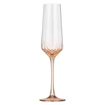 Набор бокалов Ardesto Black Mars Favola 220мл, 2шт, скло, прозоро-золотистий (AR2622G) Винница