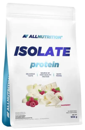 Протеин изолят Allnutrition Isolate Protein 2000 г белый шоколад малина Киев