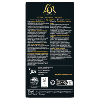 Кофе L'OR Espresso Biondo #4 в капсулах 10 шт (8711000686034) Винница - изображение 4