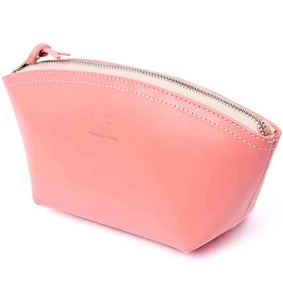 Женская косметичка из кожи Amelin GRANDE PELLE 11299 Пудровая Киев