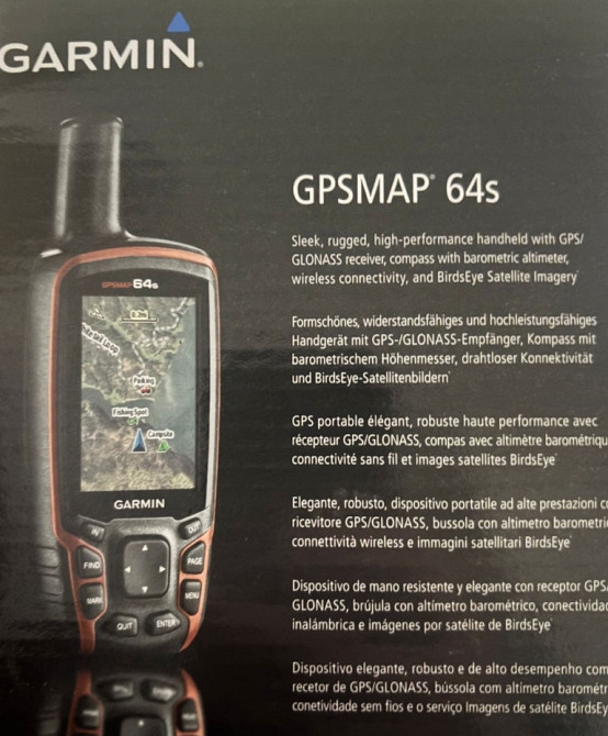 Туристический GPS-навигатор Garmin GPSMAP 64s, Bluetooth и ANT Харьков - изображение 3
