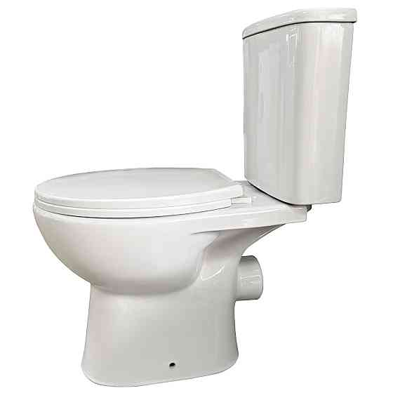 УНІТАЗ-КОМПАКТ PRIMA B нижн., гориз безобідковий з поліпропіленовим сидінням SOFT-CLOSE CT-PHB-PP (000030999) Київ