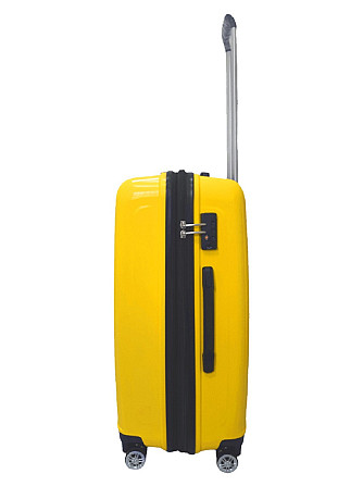 Валіза пластикова AIRTEX 241 середня 68 см жовта Київ - фото 3