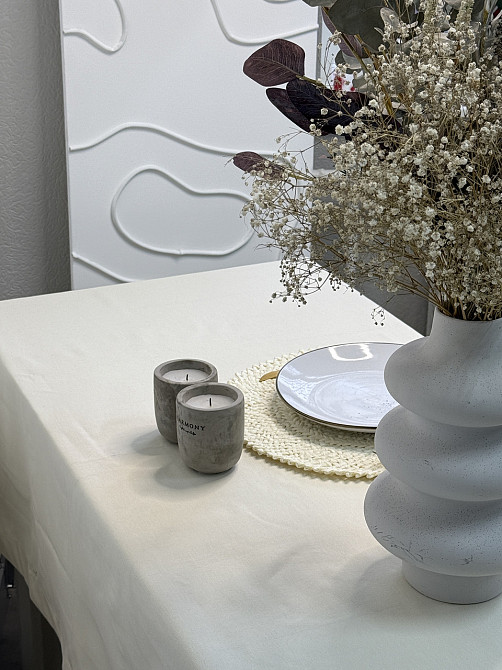 Ecotton Скатертина Ecotton DUCK 170х200 см водовідштовхувальна молочна Milk 02 Киев - изображение 8