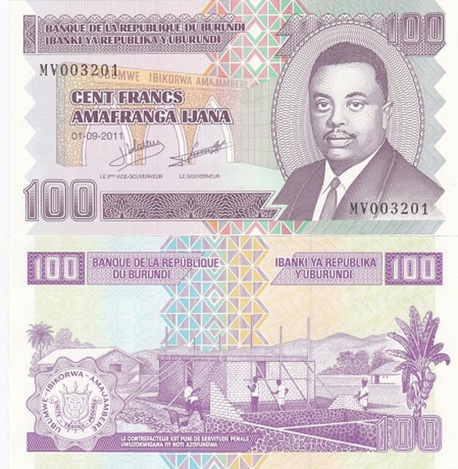 Burundi Бурунді - 100 Francs 2010 UNC Полтава - фото 1