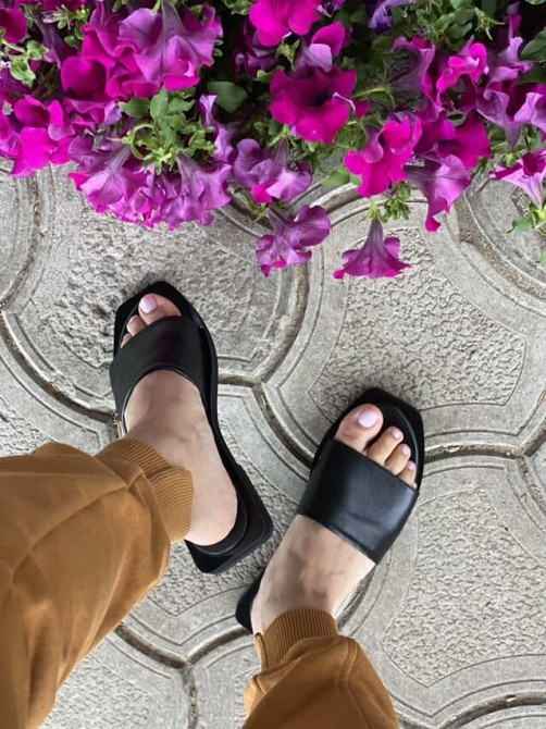 M.KRAFT Шльопанці жіночі M.KRAFT Ш 40 чорні (літо, шкіра натуральна) (4661) Коломия - фото 4