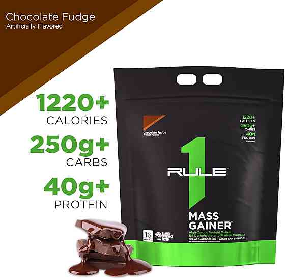 Гейнер Rule One Mass Gainer 5.25 кг, Chocolate Fudge Луцьк