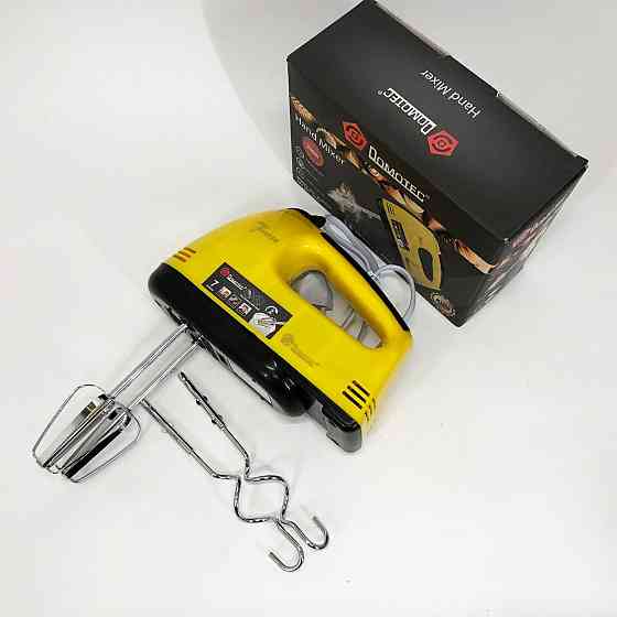 Міксер з нержавіючими насадками DOMOTEC R6633Y, Кухонний ручний міксер хороший нержавіюча сталь IY-76 Івано-Франківськ