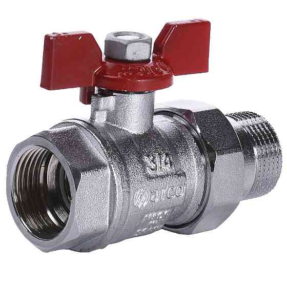 Кран кульовий прямий з американкою ARCO 3/4″ TURIA 0117408 (000004845) Київ