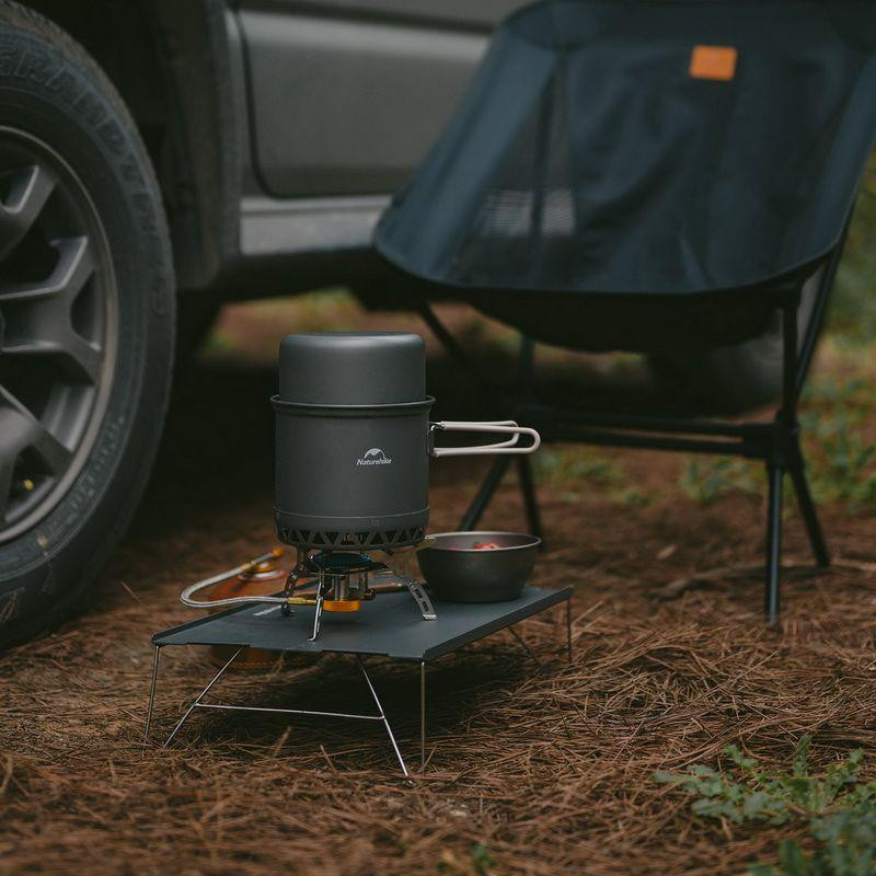 Набор посуды для кемпинга Naturehike CNK2300CJ0002 алюминий (котелок + сковорода) 1.8 л Киев - изображение 9