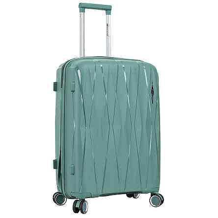 Чемодан полипропиленовый MADISSON 51103 средний 67 см зеленый Киев