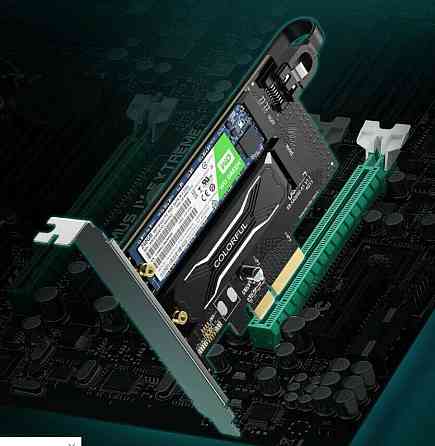 Адаптер Ugreen для установки SSD M.2 NVMe + M.2 NGFF в слот PCI-E 3.0 x4 CM302 70504 Николаев