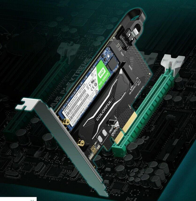 Адаптер Ugreen для установки SSD M.2 NVMe + M.2 NGFF в слот PCI-E 3.0 x4 CM302 70504 Николаев - изображение 3