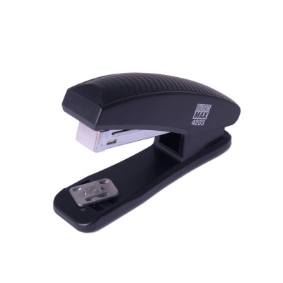 Степлер Buromax пластиковый, 20 л., скобы №24; 26, 126х32х55 мм, синий (BM.4203-02) Винница - изображение 2