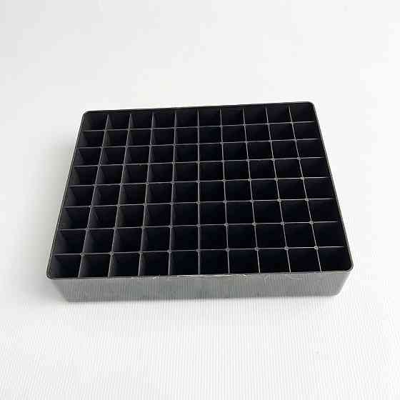 Подставка для маркеров органайзер для канцелярских принадлежностей 80 ячеек Черная Каменец-Подольский