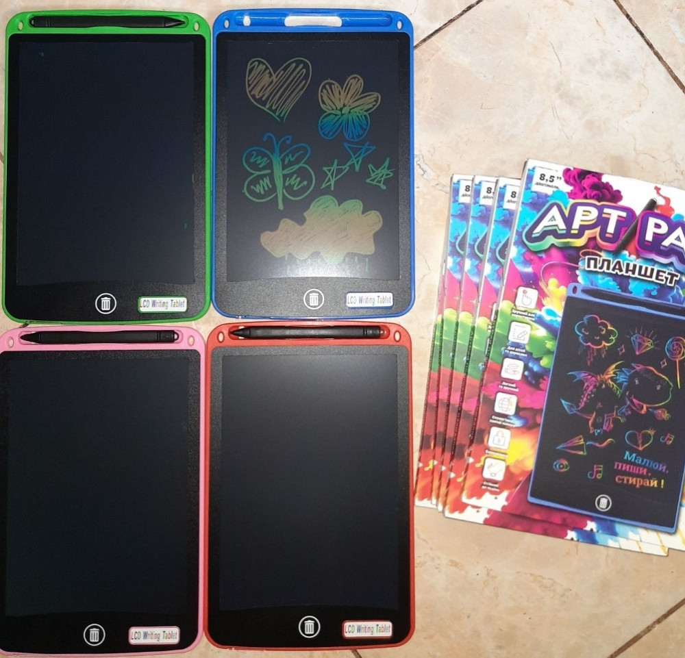 Планшет для рисования WToys, экран 8 5, цветной. Харьков - изображение 2