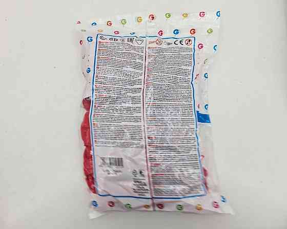 Повітряні кульки пастель червоні 12" (30 см) 100 шт Gemar (1 пач.) Харків