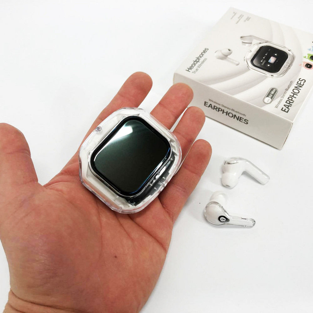 Беспроводные bluetooth наушники airdots TWS, Наушники для спорта с шумоподавлением Сенсорные YV-21 Львов - изображение 6