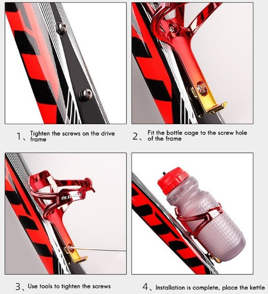 Флягодержатель для велосипед пластиковый SHJ-013 Feel Fit Разноцветный Бровары - изображение 2