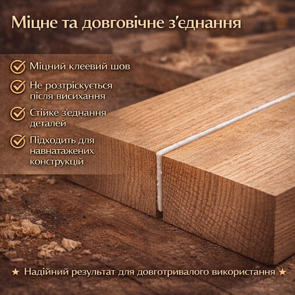 Клеєва дисперсія ПВА пластифікована SkyLine універсальна, готова до застосування для дерева та будівельних сумішей 10 кг Харків - фото 10