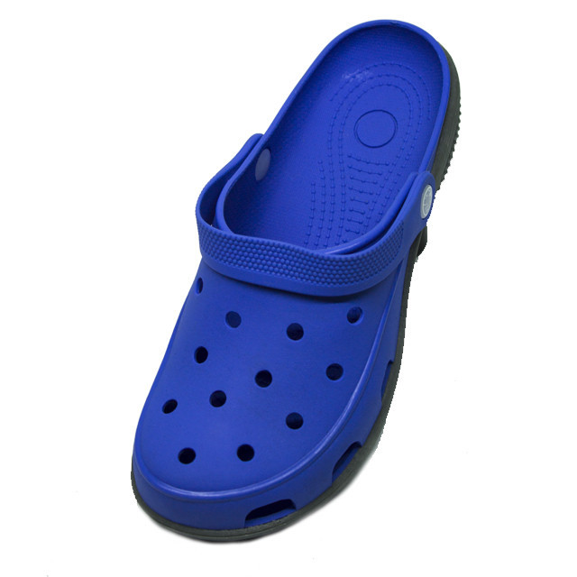 Кроксы резиновые силиконовые голубые 