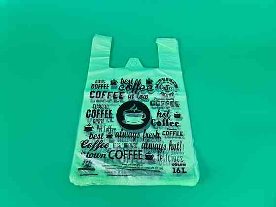 Пакет Майка п/е (30/7*50) "Кава" 18 мкр (250 шт.) Харків