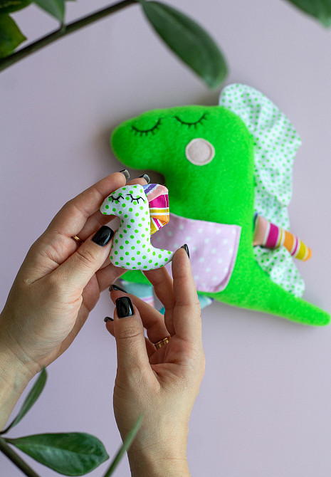 М’яка іграшка сплюшка Дракончик Київ - фото 4